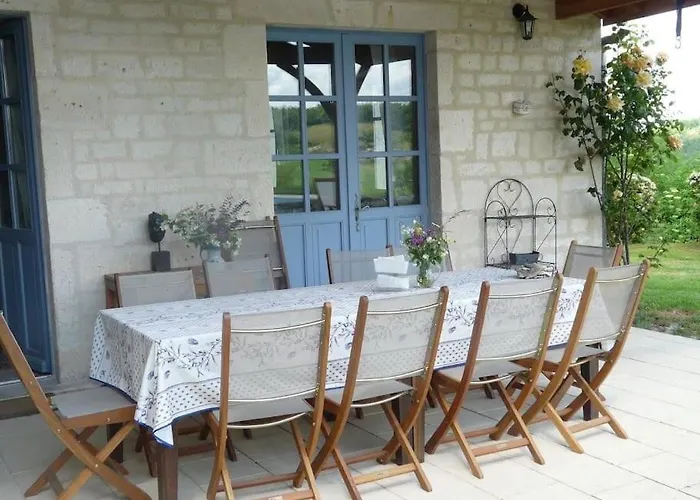 Caramel - Piscine - Vue Semesterbostad