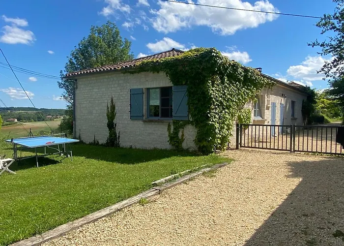 Caramel - Piscine - Vue Semesterbostad Fargues (Lot)